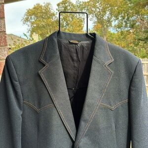 Vintage Blue Levi’s Dress Jacket 42 R 42R San Francisco USA made Arrow pockets